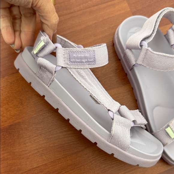 Gray Kids Sandals - Picture 3 of 6